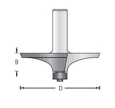 Dimar 109RT8-XX Series Thumb Nail Bits, 2 Flutes - CNC Router Store