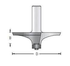 Dimar 109RT8-XX Series Thumb Nail Bits, 2 Flutes - CNC Router Store