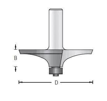 Dimar 109RT8-XX Series Thumb Nail Bits, 2 Flutes