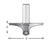 Dimar 109RT8-XX Series Thumb Nail Bits, 2 Flutes - CNC Router Store