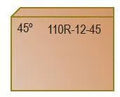 Dimar 110R-X Series Combination: Bevel and Flush Trim Bit, 2 Flutes, 23 degrees