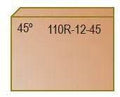 Dimar 110R-X Series Combination: Bevel and Flush Trim Bit, 2 Flutes, 23 degrees