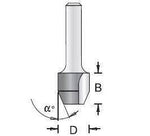 Dimar 110R-X Series Combination: Bevel and Flush Trim Bit, 2 Flutes, 23 degrees - CNC Router Store