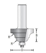Dimar 113RSPX-X Series Roman Ogee Bits with Ball Bearing Guide, 2 Flutes - CNC Router Store