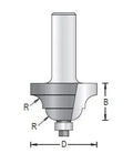 Dimar 113RSPX-X Series Roman Ogee Bits with Ball Bearing Guide, 2 Flutes