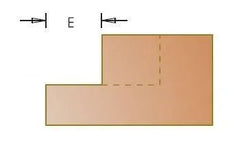Dimar 114RX-XX Series Rabbeting Bits With 1/2″ Ball Bearing Guide, 2 Flutes - CNC Router Store