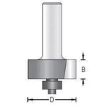 Dimar 114RX-XX Series Rabbeting Bits With 1/2″ Ball Bearing Guide, 2 Flutes - CNC Router Store