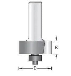 Dimar 114RX-XX Series Rabbeting Bits With 1/2″ Ball Bearing Guide, 2 Flutes - CNC Router Store