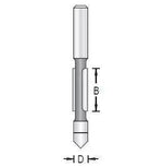 Dimar 115RX-X Series Panel Pilot with Drilling Point, 2 Flutes - CNC Router Store