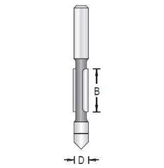 Dimar 115RX-X Series Panel Pilot with Drilling Point, 2 Flutes - CNC Router Store