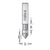 Dimar 118R4-6X Series Flush Trimming Bits With Boring Point, Solid Carbide - CNC Router Store