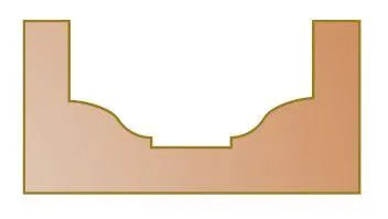Dimar 124RBX-XX Series Step Flat Ogee Plunge Type, 2 Flutes - CNC Router Store