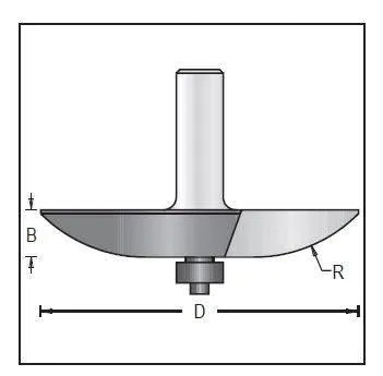 Dimar 126R8-86 Cove Raised Panel, 2 Flutes