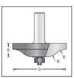 Dimar 126R8-XX Series Ogee Fillet Raised Panel, 2 Flutes - CNC Router Store