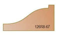 Dimar 126R8-XX Series Ogee Fillet Raised Panel, 2 Flutes