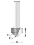 Dimar 127RX-XX Series Classical Bits-Plunge Type, 2 Flutes