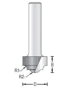 Dimar 127RX-XX Series Classical Bits-Plunge Type, 2 Flutes - CNC Router Store