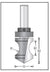 Dimar 129RX8-28 Series Bull Nose Bit with Centre Ball Bearing CNC Router Bit - Plunge Type, 2 Flutes - CNC Router Store