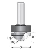 Dimar 131RX-XX Series Panelling Groover with Upper Ball Bearing, Round Bottom, 2 Flutes - CNC Router Store