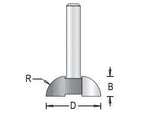 Dimar 132R4-X Series Finger Grip Router Bits, 2 Flutes - CNC Router Store