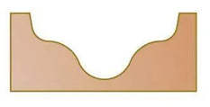 Dimar 137RX-XX Series Ogee Bits-Plunge Type, 2 Flutes - CNC Router Store