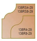 Dimar 138RXX-XX Series Panelling Bits with Ball Bearing Guide, 2 Flutes