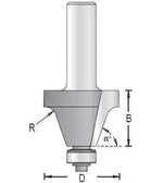 Dimar 140RB8-33 Edge Forming Bit, 2 Flutes - CNC Router Store