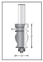 Dimar 156R8-28 Edge Forming Bit, 2 Flutes - CNC Router Store