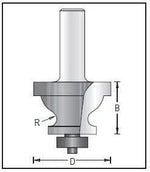 Dimar 156R8-41 Edge Forming Bits, 2 Flutes - CNC Router Store