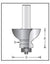 Dimar 156R8-44 Moulding Bit, 2 Flutes - CNC Router Store