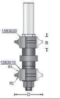 Dimar 158RR Adjustable Rounding Over Set, 3 Flutes