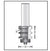 Dimar 160R8-21 Double Beading Bit with Ball Bearing Guide, 2 Flutes - CNC Router Store