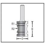 Dimar 161R4-19 Triple Beading Bit, 2 Flutes - CNC Router Store