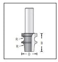 Dimar 162RX-22 Series Edge Beading Bits, 2 Flutes