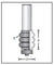 Dimar 164RX-22 Series Convex Beading Bits, 2 Flutes - CNC Router Store
