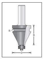 Dimar 166R8-35 Handrail Bit, 2 Flutes - CNC Router Store