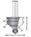 Dimar 167R8-42 Moulding Bit, 2 Flutes