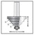Dimar 167R8-47 Moulding Bit, 2 Flutes - CNC Router Store