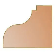 Dimar 167R8-57 Moulding Bit, 2 Flutes