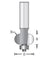 Dimar 169R4 Series Convex Beading Bits, 2 Flutes - CNC Router Store