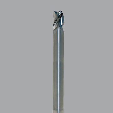 Finisseur en aluminium Onsrud, liquide de refroidissement à 3 cannelures à travers les fraises en bout, longue longueur, mèche de routeur CNC à col