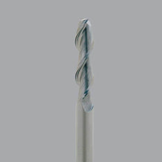 Onsrud Aluminum Finisher (AF) Series Solid Carbide CNC Router Bit end mill, 2 flute, 0.015 corner rad, long length - CNC Router Store