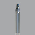 Fraise en bout de fraise CNC en carbure monobloc série Onsrud Aluminum Finisher (AF), 2 cannelures, rad d'angle 0,030, longueur moyenne, col