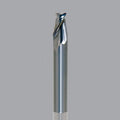 Onsrud Aluminum Finisher (AF) Series Solid Carbide CNC Router Bit end mill, 2 flute, square, medium length, necked