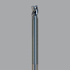 Onsrud Aluminum Finisher (AF) Series Solid Carbide CNC Router Bit end mill, 3 flute, 0.015 corner rad, long length, necked - CNC Router Store
