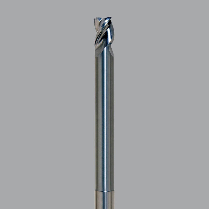 Onsrud Aluminum Finisher (AF) Series Solid Carbide CNC Router Bit end mill, 3 flute, 0.015 corner rad, long length, necked - CNC Router Store