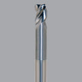 Onsrud Aluminum Finisher (AF) Series Solid Carbide CNC Router Bit end mill, 3 flute, 0.015 corner rad, standard length, necked