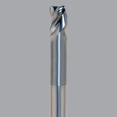 Onsrud Aluminum Finisher (AF) Series Solid Carbide CNC Router Bit end mill, 3 flute, 0.015 corner rad, standard length, necked - CNC Router Store