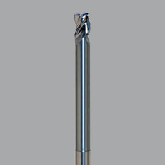 Onsrud Aluminum Finisher (AF) Series Solid Carbide CNC Router Bit end mill, 3 flute, 0.030 corner rad, long length, necked - CNC Router Store