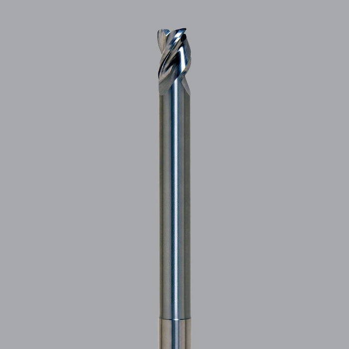 Onsrud Aluminum Finisher (AF) Series Solid Carbide CNC Router Bit end mill, 3 flute, 0.030 corner rad, long length, necked - CNC Router Store